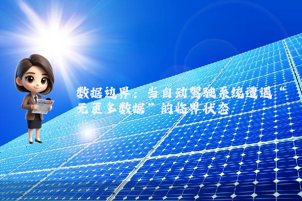数据边界：当自动驾驶系统遭遇“无更多数据”的临界状态